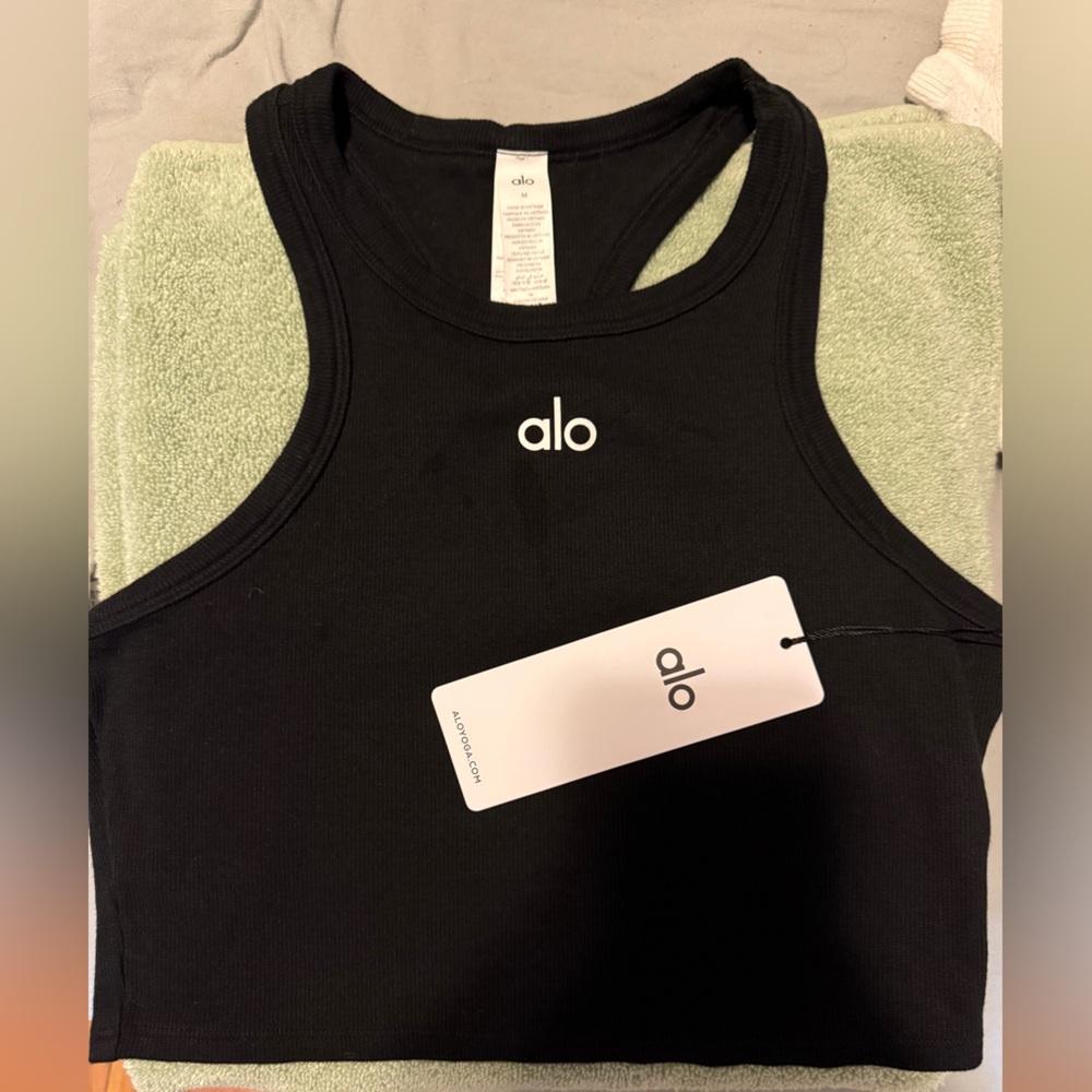 ALO Yoga Black Sleeveless Top